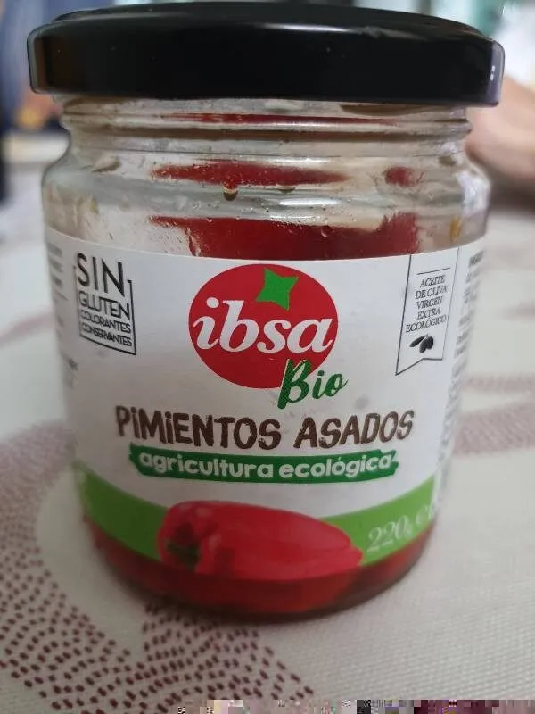 Bio pimientos asados ecológicos