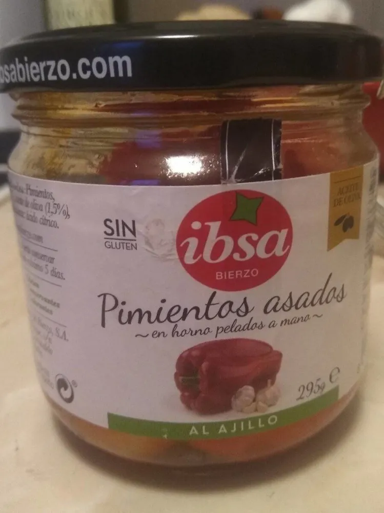 Pimientos asados al ajillo