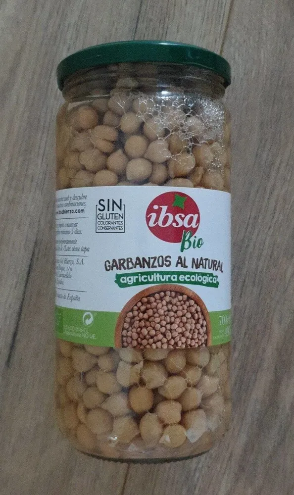 Garbanzos al natural