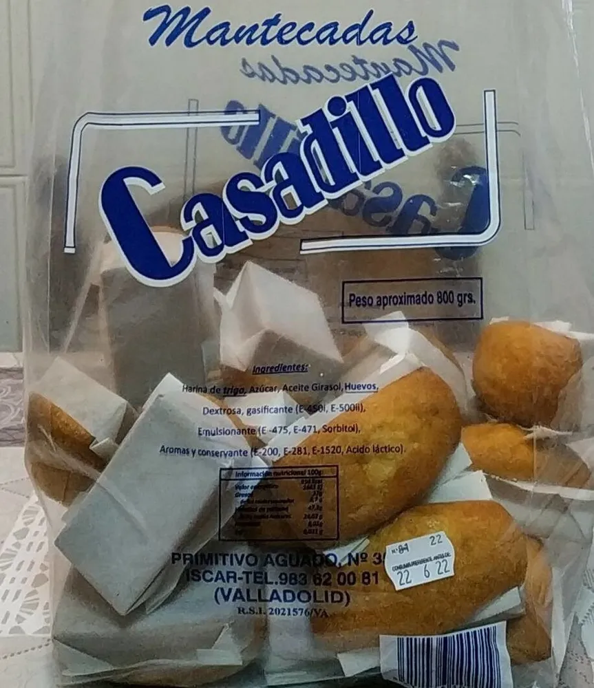 Mantecadas Casadillo