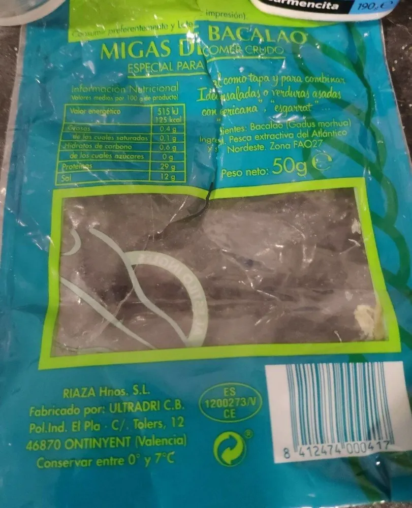 Migas de bacalao