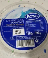 Langostinos cocidos y pelados