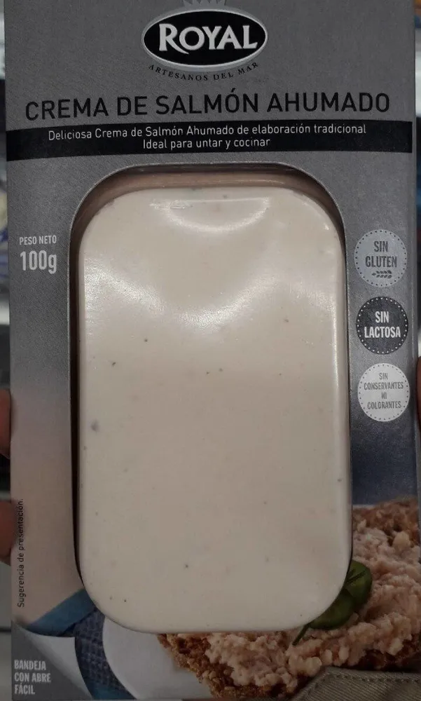 Crema de salmón ahumado