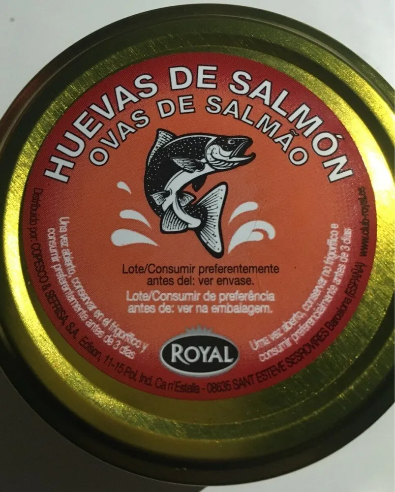 Huevas de salmon