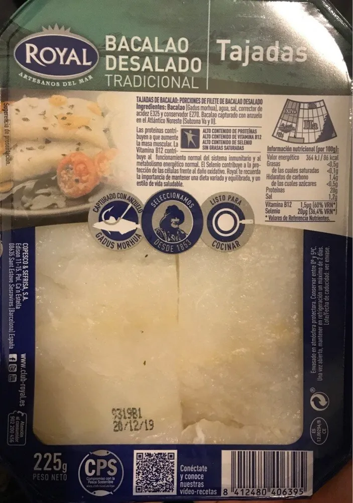 bacalao desalado