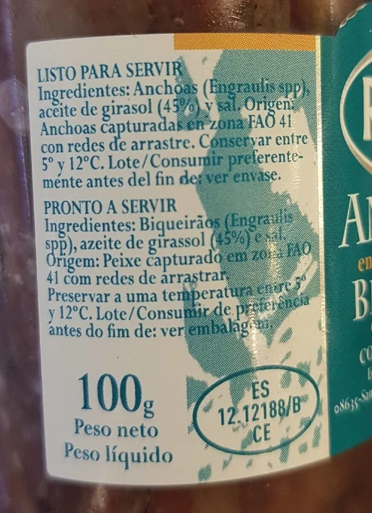 Royal anchoas en aceite de girasol