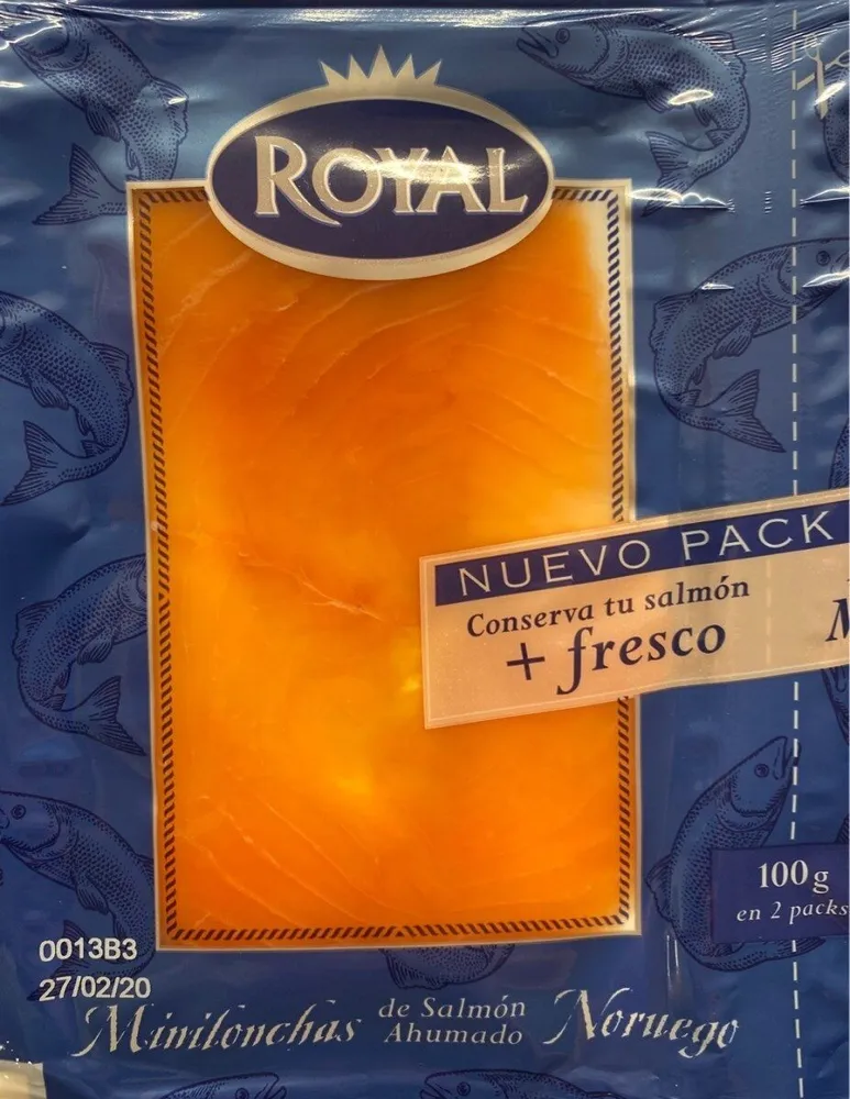 Minilonchas de salmon ahumado