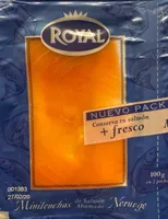 Minilonchas de salmon ahumado