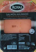 Salmón ahumado con aceite de girasol