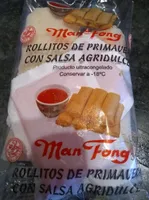 Rollitos de primavera con salsa agridulce