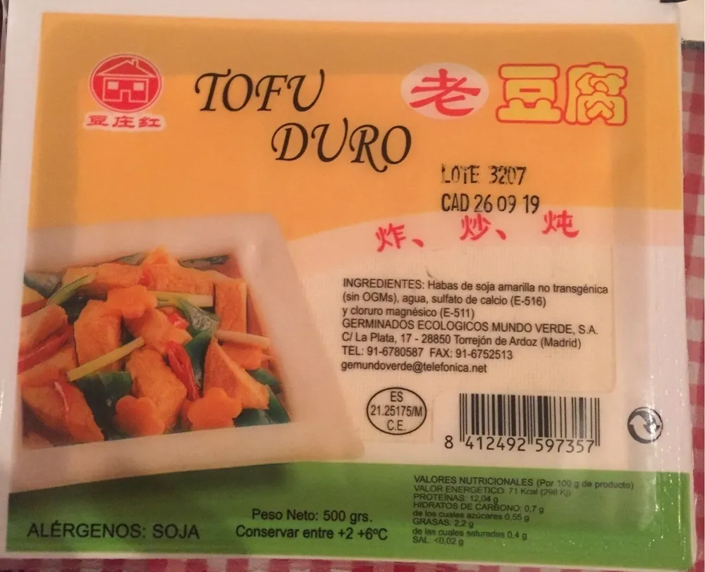 Tofu duro