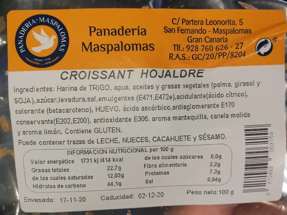 Croissant hojaldre