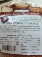Pan Trigo integral 50% mediano