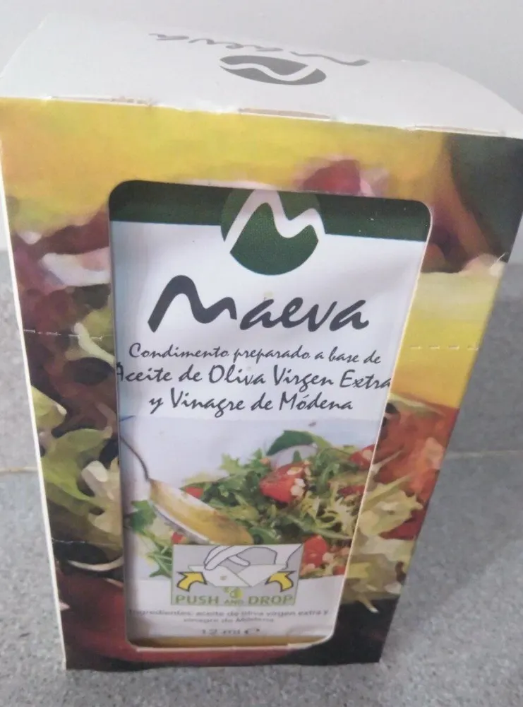 Aliñador de aceite y vinagre de modena