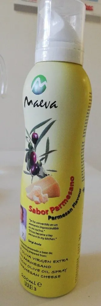 Aceite de oliva virgen extra con parmesano