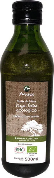 Aceite de oliva virgen extra primera cosecha ecológico