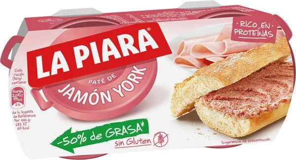 Paté de jamón york latas