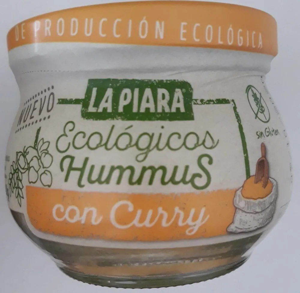 Hummus con curry