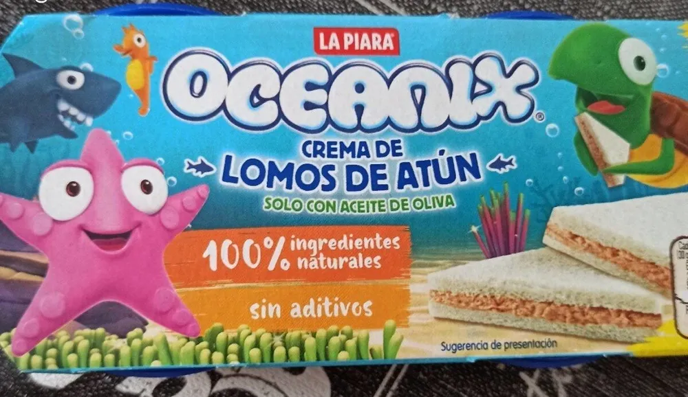 Crema de lomos de atún