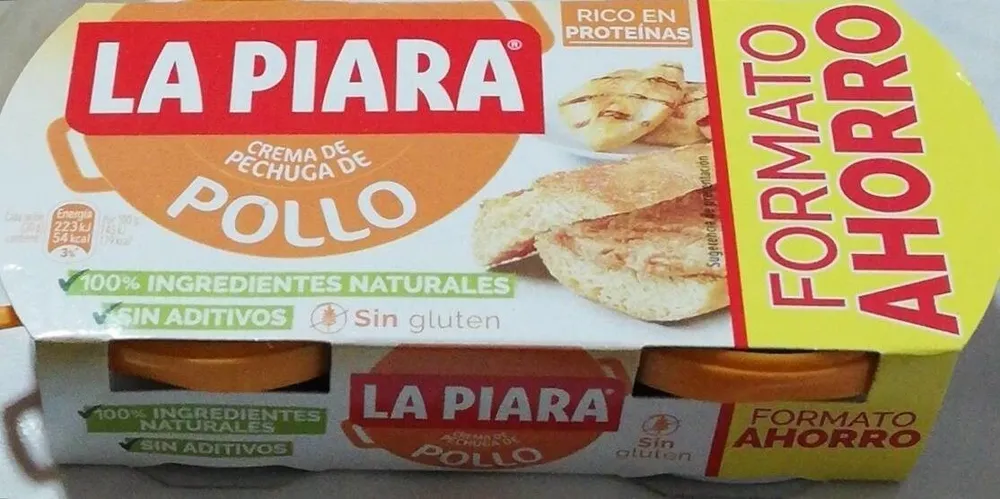 Crema de pechuga de pollo