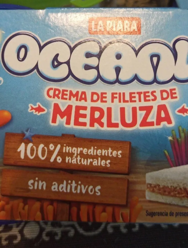 Crema de filetes de merluza