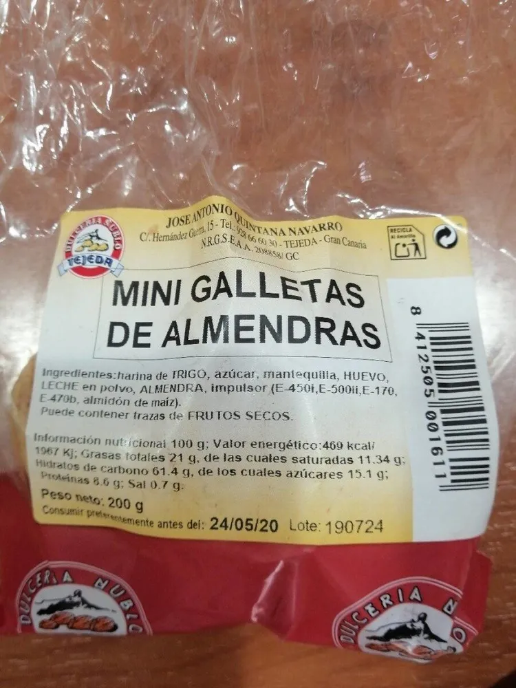 Mini galletas de almendras