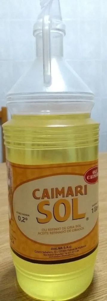 Aceite refinado de girasol
