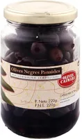 Aceitunas negras pansidas mallorquina frasco 250 g