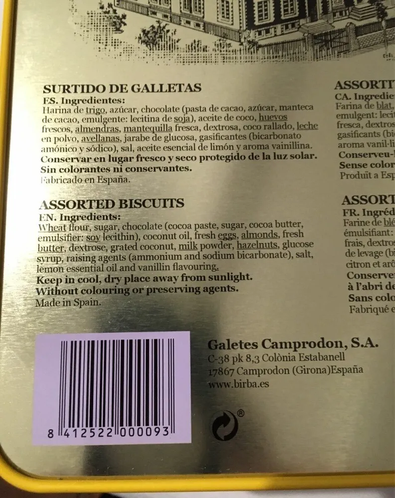 Galletas birba