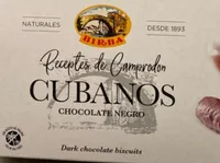 Cubanos rollitos de galleta recubiertos de chocolate