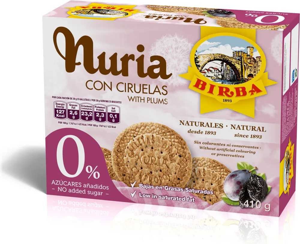Galletas Con Ciruelas Sin Azucar