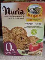 Nuria manzana, pasas y quinoa