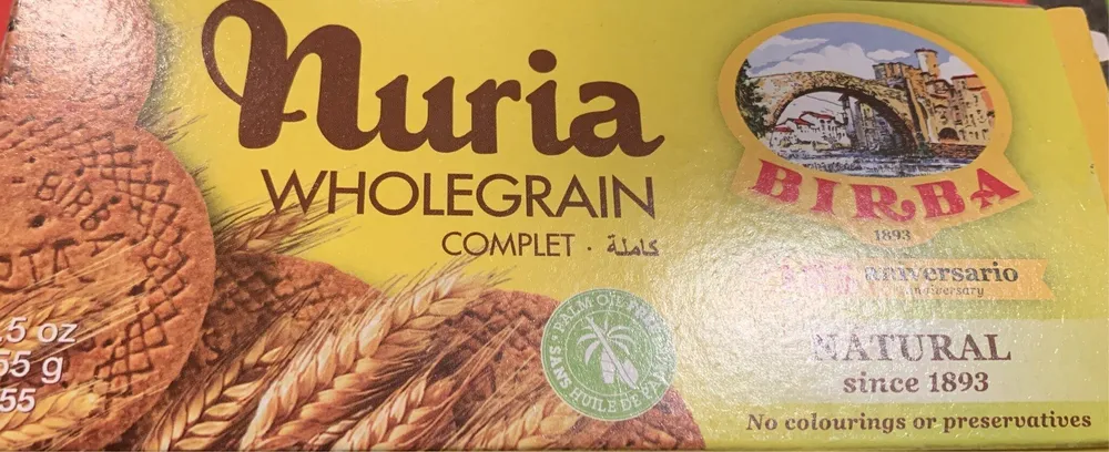 Nuria Wholegrain Complet