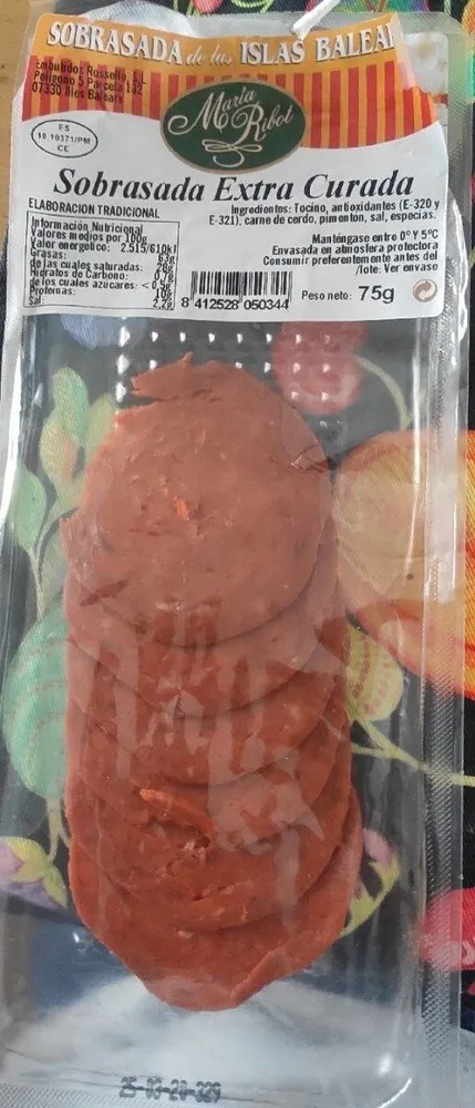Sobrasada extra curada