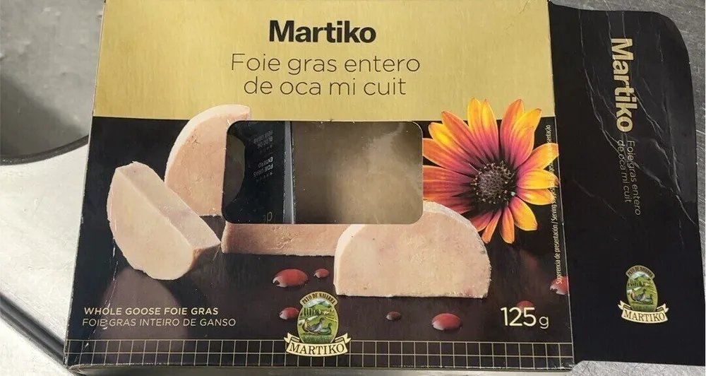 Foie gras entero de oca mi cuit