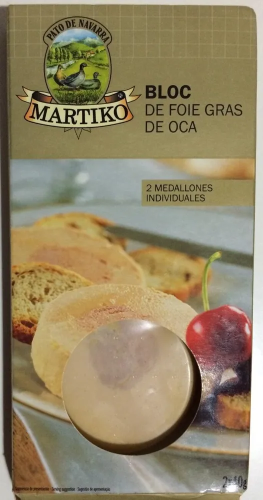 Bloc de foie gras de oca