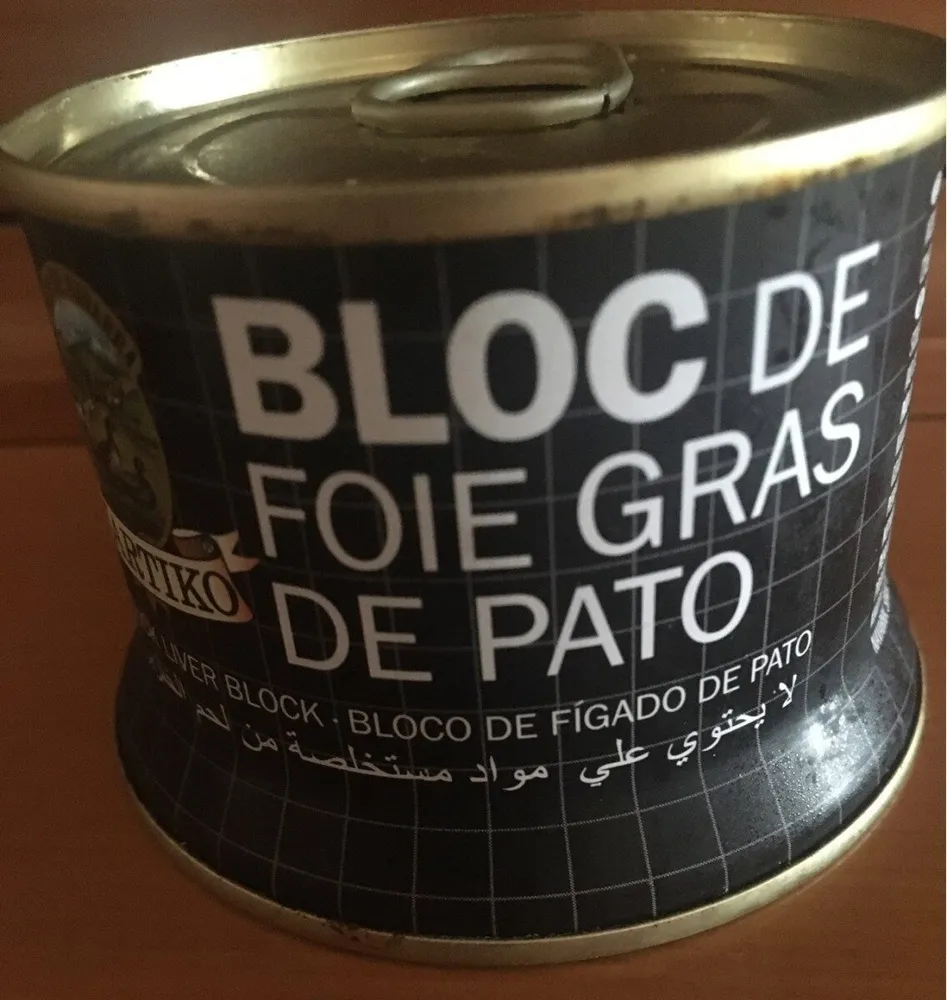 Bloc de foie gras de pato
