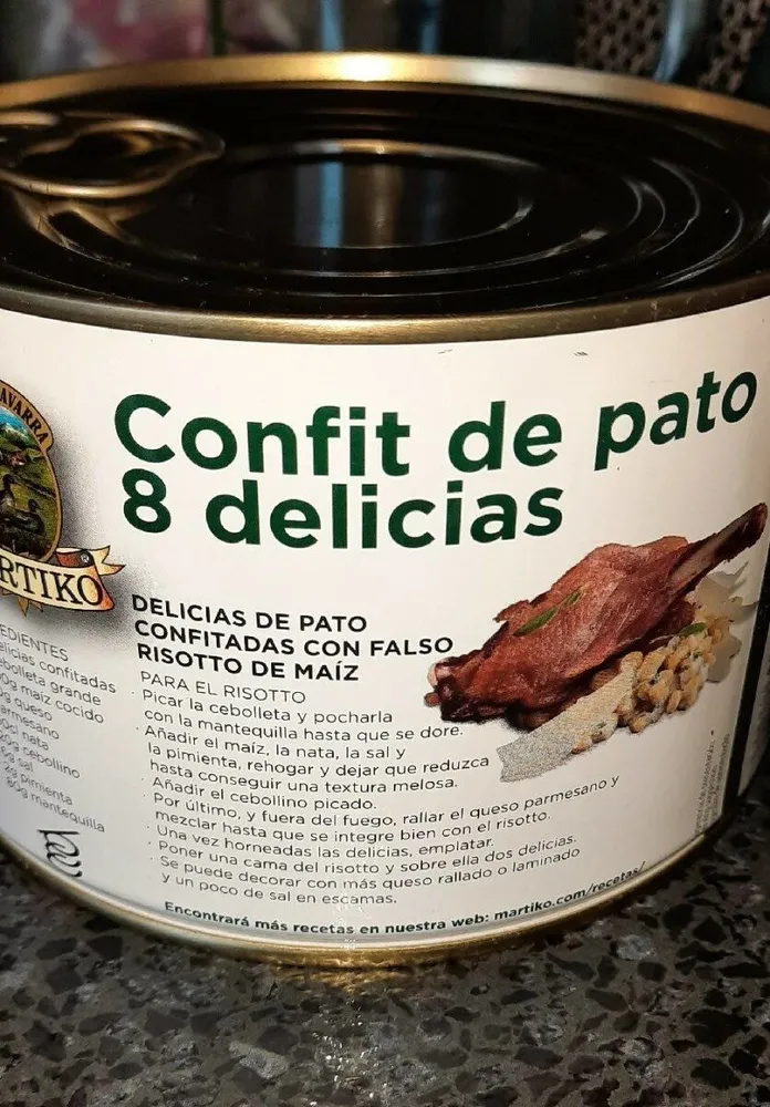 Confit de pato 8 delicias