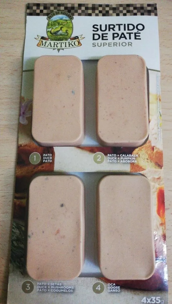 Surtido de paté