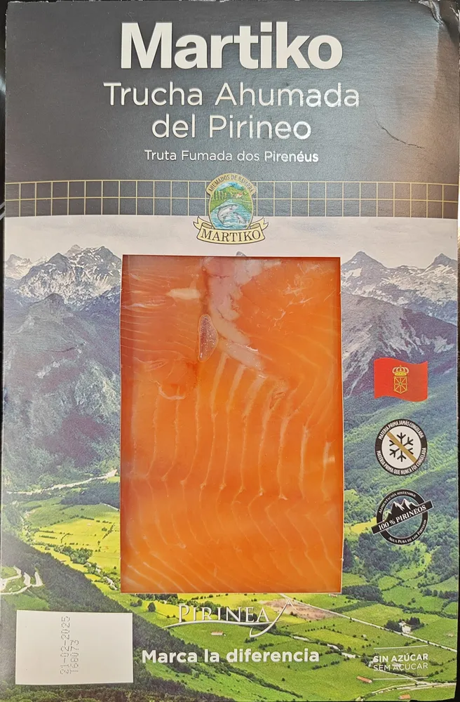 Trucha Ahumada del pirineo