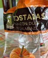 Tostadas pan con dulce de calabaza