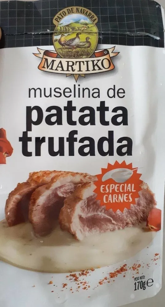 Muselina de patata trufada