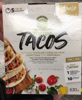 Kit para tacos de carne de pato