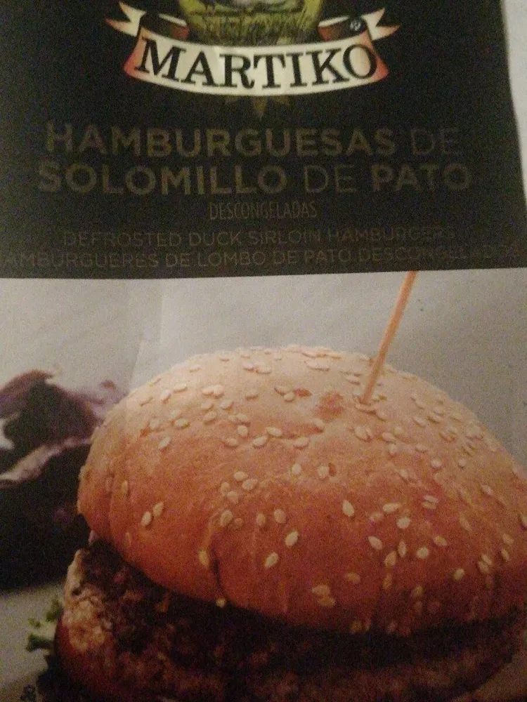 Hamburguesas de solomillo de pato