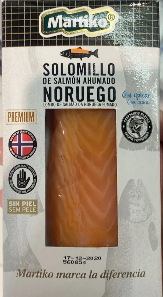 Solomillo de salmón ahumado