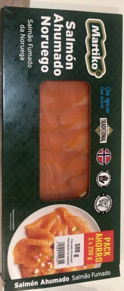 Salmón ahumado Noruego