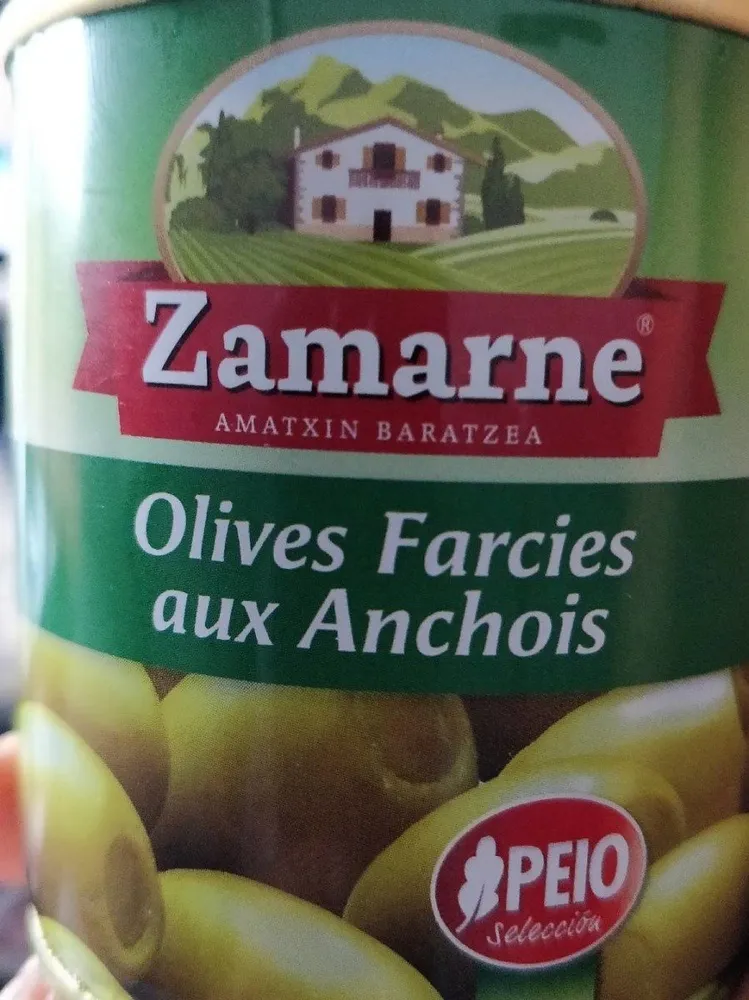 Olives farcies aux anchois