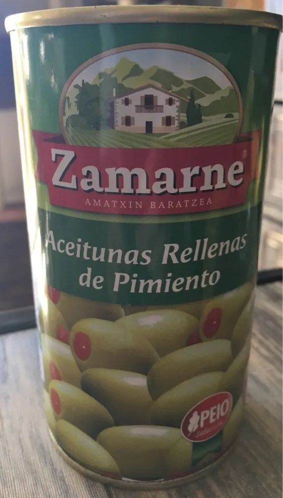 Aceitunas Rellenas de Pimiento