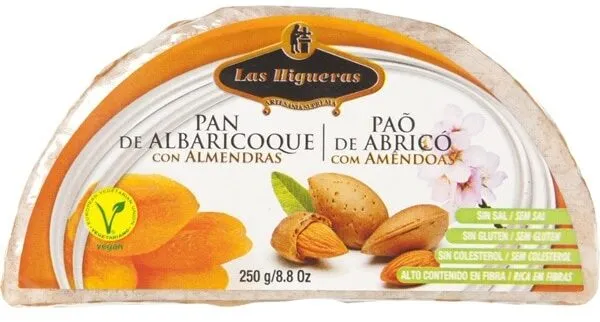 Pan de albaricoque con almendras