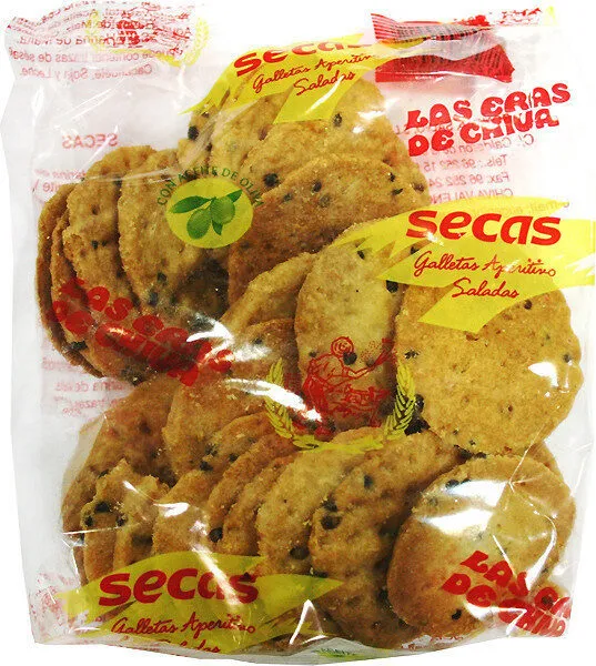 Galletitas de aperitivo saladas con aceite de oliva
